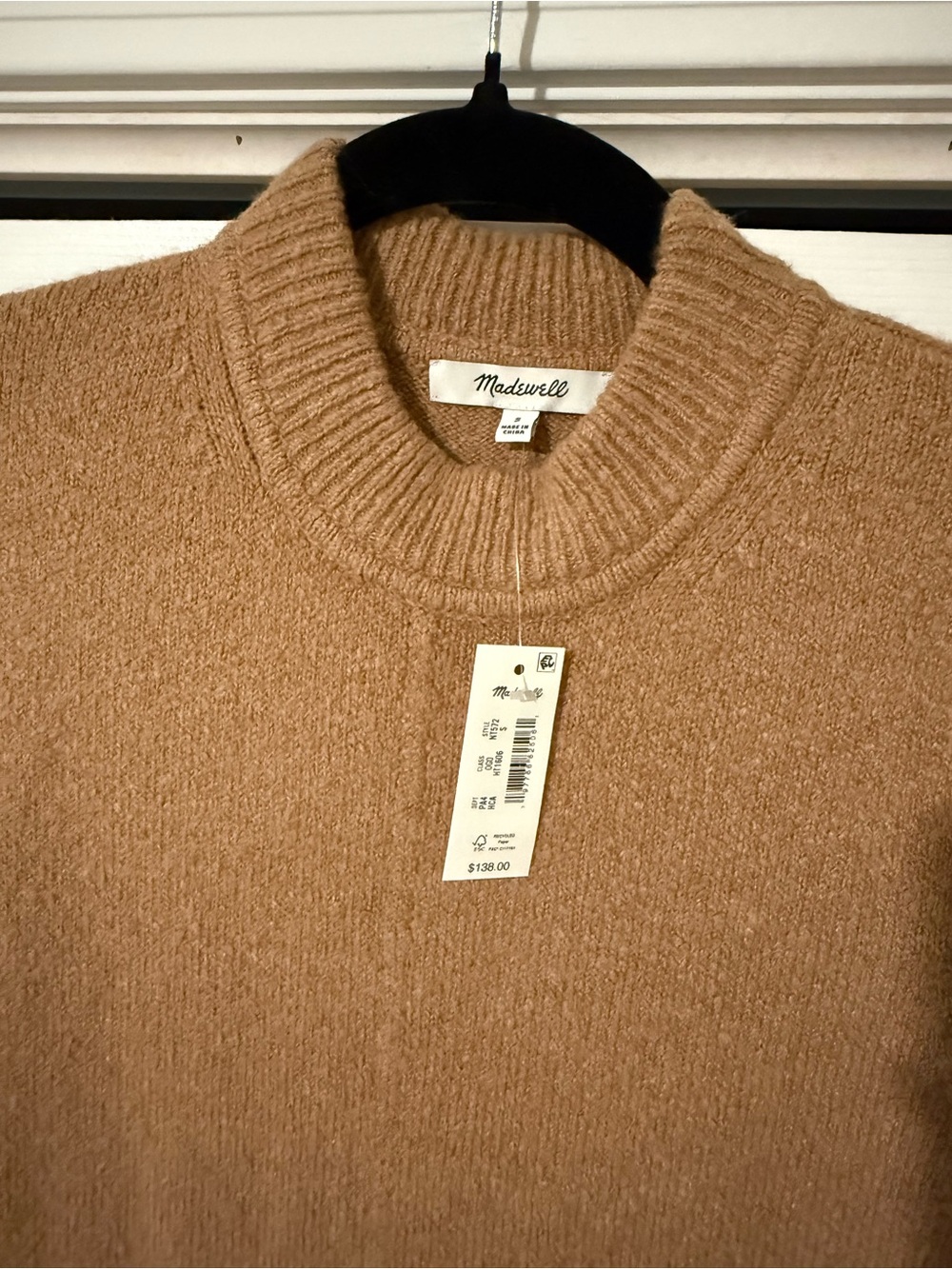 Mockneck sweater dress